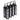 SHER-WOOD Metall Träger mit 8 schwarz Trinkflasche